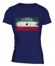 Somaliland Distressed Flag Ladies T-Shirt