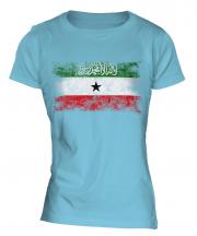 Somaliland Distressed Flag Ladies T-Shirt