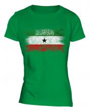 Somaliland Distressed Flag Ladies T-Shirt