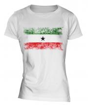 Somaliland Distressed Flag Ladies T-Shirt