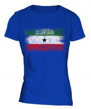 Somaliland Distressed Flag Ladies T-Shirt