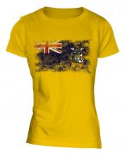 South Georgia Distressed Flag Ladies T-Shirt