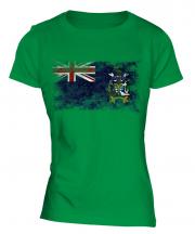 South Georgia Distressed Flag Ladies T-Shirt