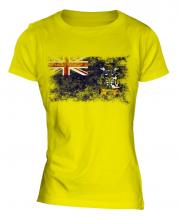 South Georgia Distressed Flag Ladies T-Shirt