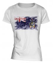 South Georgia Distressed Flag Ladies T-Shirt
