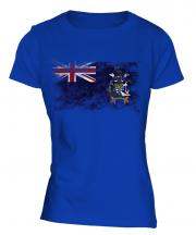 South Georgia Distressed Flag Ladies T-Shirt