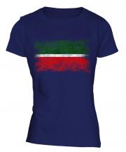 Tatarstan Distressed Flag Ladies T-Shirt