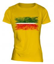 Tatarstan Distressed Flag Ladies T-Shirt