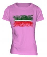 Tatarstan Distressed Flag Ladies T-Shirt