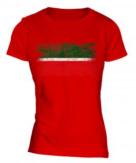 Tatarstan Distressed Flag Ladies T-Shirt