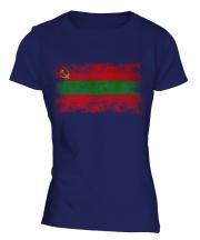 Transnistria Distressed Flag Ladies T-Shirt