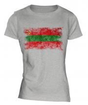 Transnistria Distressed Flag Ladies T-Shirt