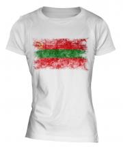 Transnistria Distressed Flag Ladies T-Shirt