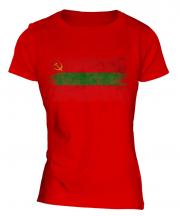 Transnistria Distressed Flag Ladies T-Shirt