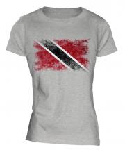 Trinidad And Tobago Distressed Flag Ladies T-Shirt