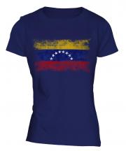 Venezuela Distressed Flag Ladies T-Shirt