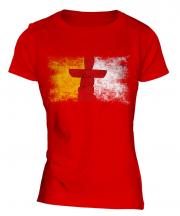 Nunavut Distressed Flag Ladies T-Shirt