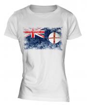 New South Wales Distressed Flag Ladies T-Shirt