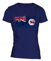 Tasmania Distressed Flag Ladies T-Shirt