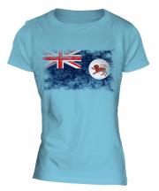 Tasmania Distressed Flag Ladies T-Shirt