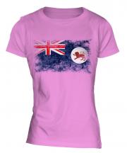 Tasmania Distressed Flag Ladies T-Shirt