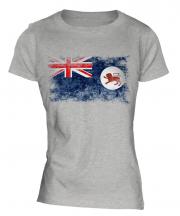 Tasmania Distressed Flag Ladies T-Shirt