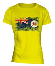 Tasmania Distressed Flag Ladies T-Shirt
