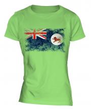 Tasmania Distressed Flag Ladies T-Shirt