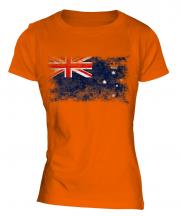 Victoria Distressed Flag Ladies T-Shirt