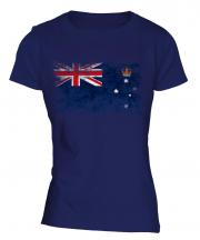 Victoria Distressed Flag Ladies T-Shirt