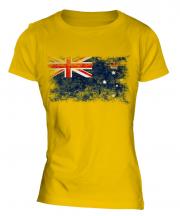 Victoria Distressed Flag Ladies T-Shirt