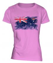 Victoria Distressed Flag Ladies T-Shirt