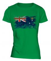 Victoria Distressed Flag Ladies T-Shirt