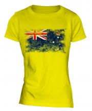 Victoria Distressed Flag Ladies T-Shirt
