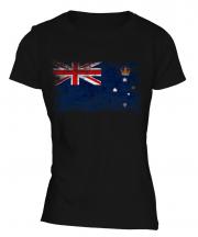 Victoria Distressed Flag Ladies T-Shirt