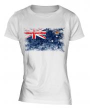Victoria Distressed Flag Ladies T-Shirt