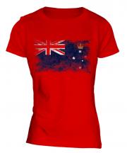 Victoria Distressed Flag Ladies T-Shirt