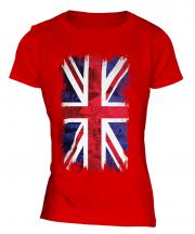 Union Jack Grunge Flag Ladies T-Shirt