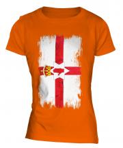 Northern Ireland Grunge Flag Ladies T-Shirt