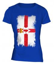 Northern Ireland Grunge Flag Ladies T-Shirt