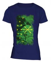 Adygea Grunge Flag Ladies T-Shirt