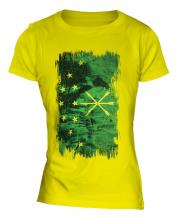 Adygea Grunge Flag Ladies T-Shirt