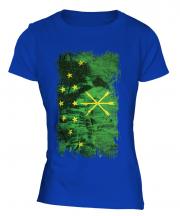 Adygea Grunge Flag Ladies T-Shirt
