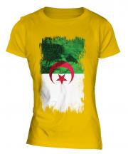 Algeria Grunge Flag Ladies T-Shirt