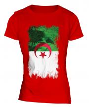 Algeria Grunge Flag Ladies T-Shirt