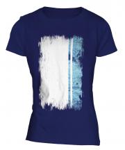 Altai Republic Grunge Flag Ladies T-Shirt
