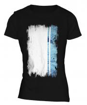 Altai Republic Grunge Flag Ladies T-Shirt