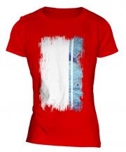 Altai Republic Grunge Flag Ladies T-Shirt