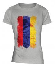 Armenia Grunge Flag Ladies T-Shirt