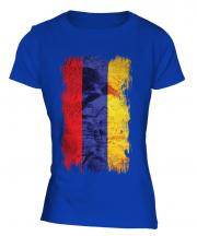Armenia Grunge Flag Ladies T-Shirt